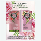 Smooth Rose Hips Hair Smoothing Shampoo & Conditioner Dual Pack